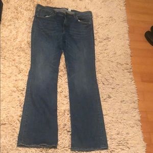 H&M medium wash boot cut jeans